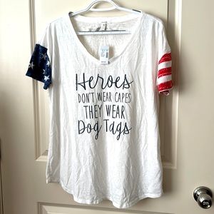 NWT Maurice’s large t shirt